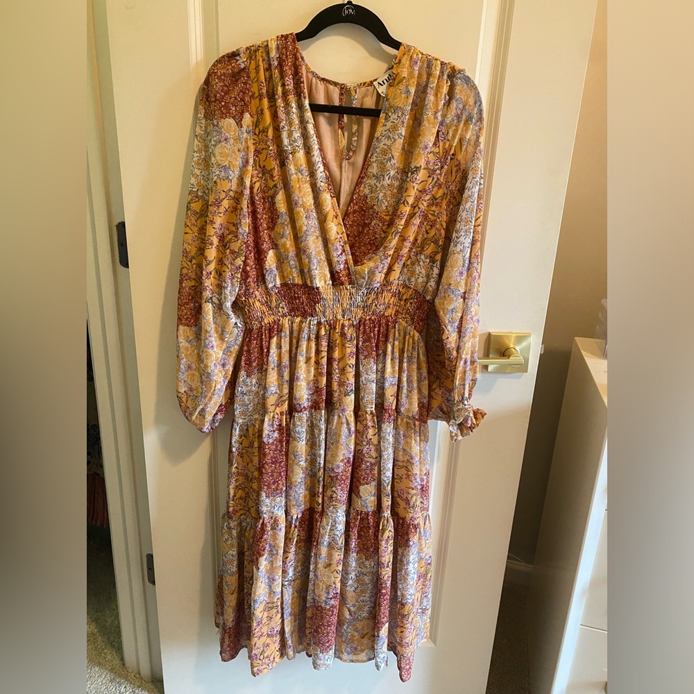 Floral boho dress